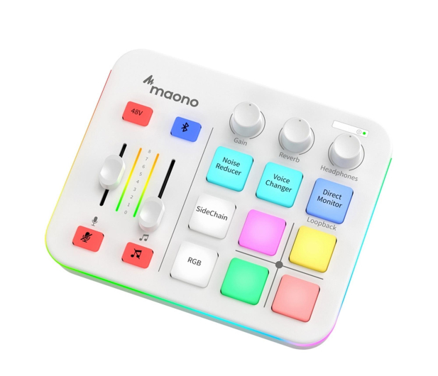 MAONO Karta dźwiękowa Maono G1 Neo (biała) - 1417754 - zdjęcie 4